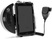 Wireless tablet with mounting harness