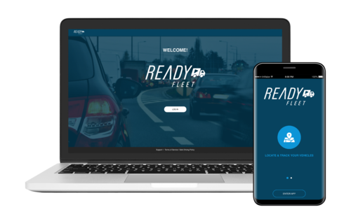 Login screen of Ready Fleet