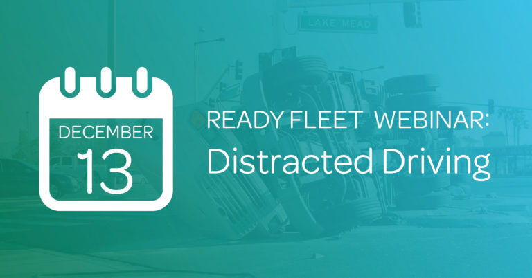 Distracted driving webinar promo image