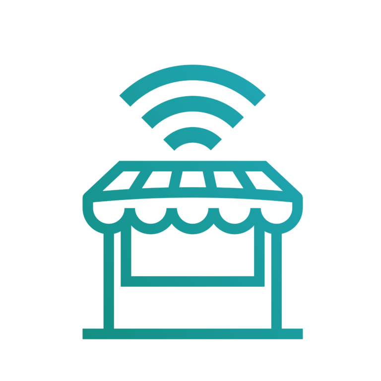 Icon for pop up networks for businesses